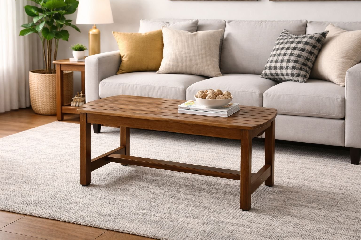 RECTANGULAR WOODEN TEPOY